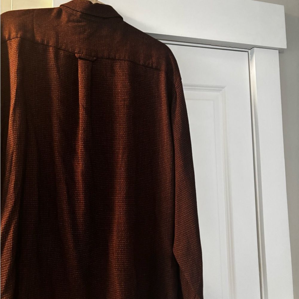 Zanella Dark Brown Patterned Shirt - Picture 7 of 8